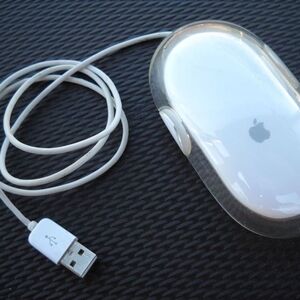 Apple Pro Clear USB Mouse with White Cable